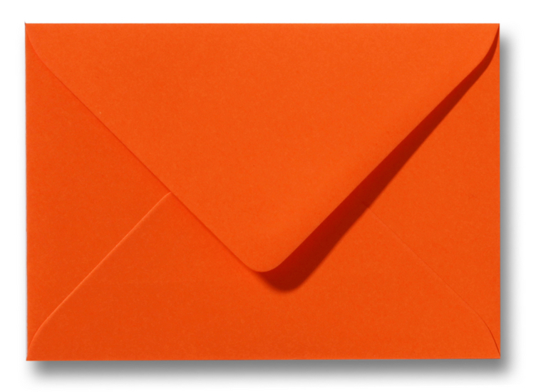 A6 Envelop Donker Oranje 11x15,6 cm