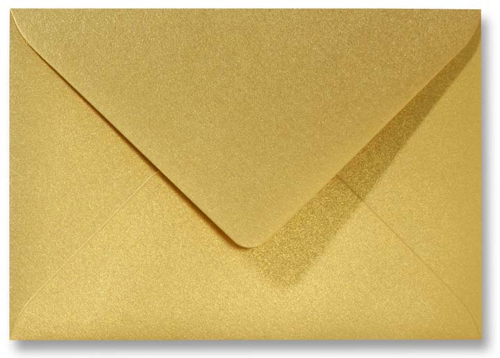 A6 envelop Metallic Goud 11x15,6cm