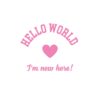 Sluitzegel Hello World Meisje