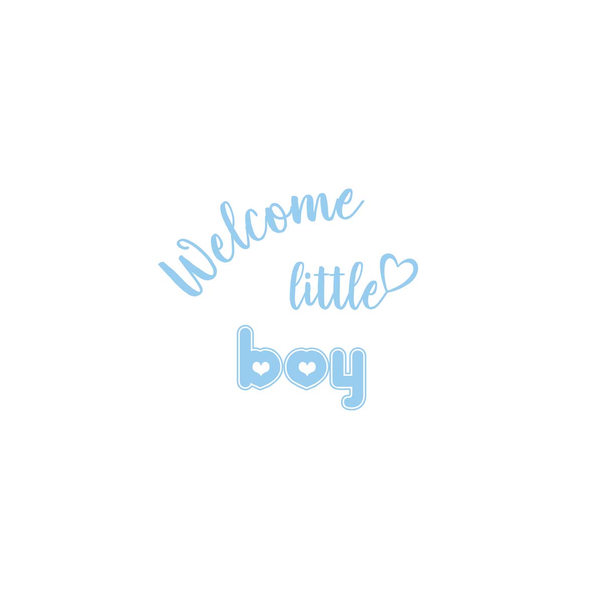 Sluitzegel Welcome little boy