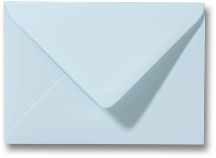 Envelop Lichtblauw 13x18 cm