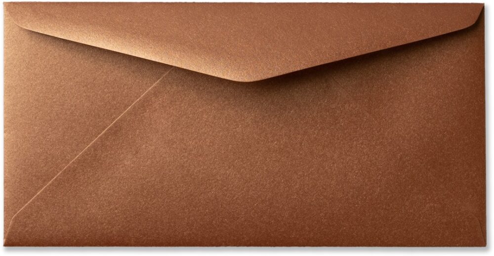 DL Envelop 11x22 cm Metallic Bronze