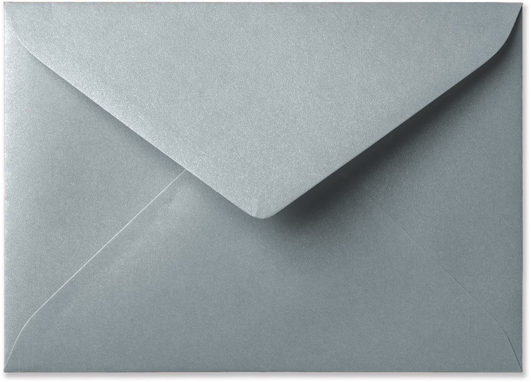 A5 envelop Metallic Silver Pearl 156×22 cm