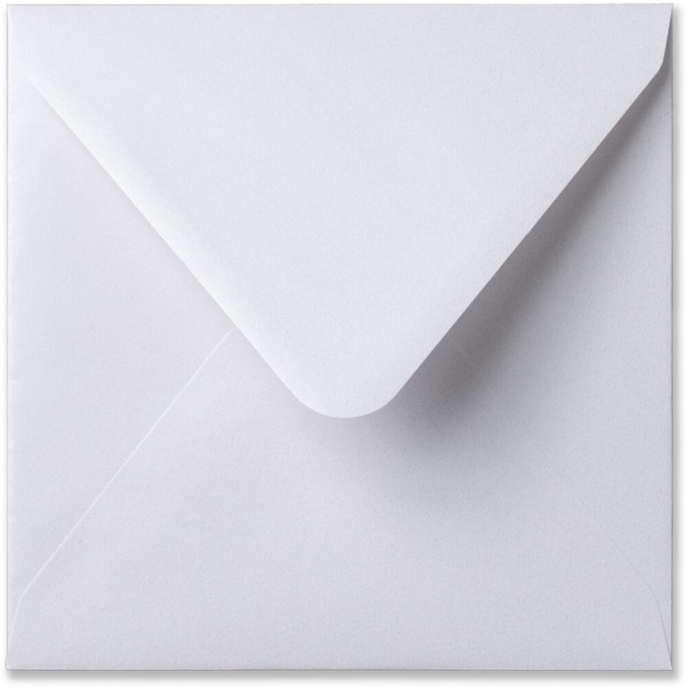 Envelop Metallic Extra White 14x14cm