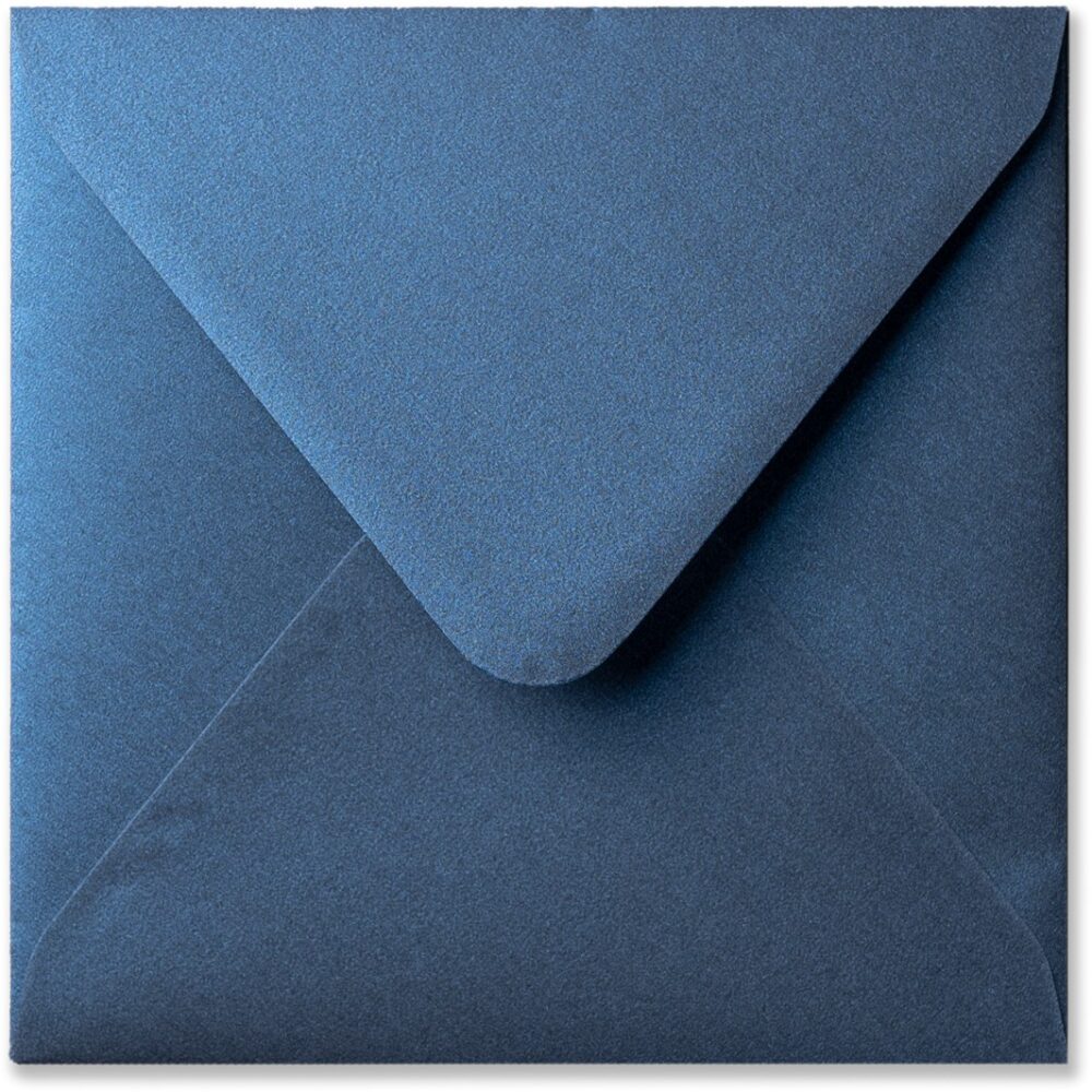 Envelop Metallic Midnight Blue14x14cm
